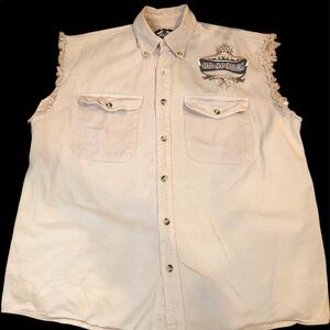 HB Spokes BD Biker Distressed  Large Shirt -Myrtle Beach SC